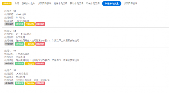 最近很火的斗鱼大王卡动态线路免流系统搭建教程联通电信必免-源码交流网