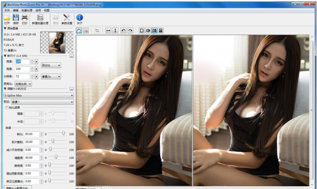 PhotoZoom破解专业版-图像无损放大工具-源码交流网