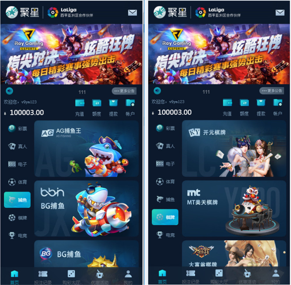 聚星完整源码 UI超级好看+对接NG接口+双玩系统-源码交流网