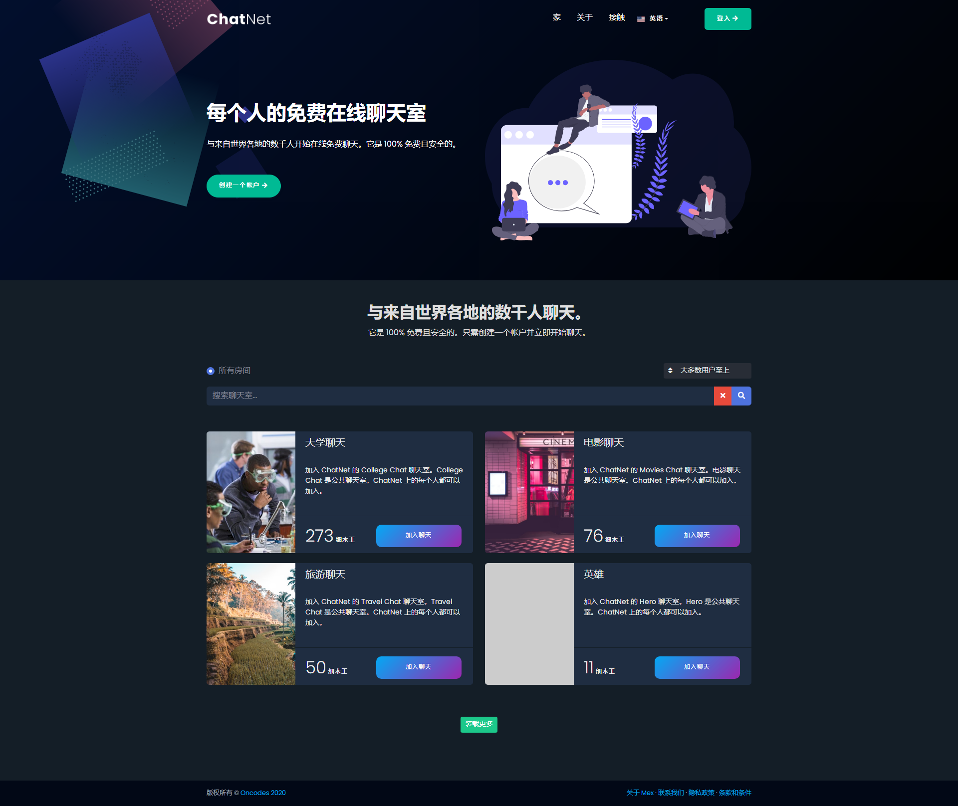 多人在线匿名聊天室/私人聊天室源码/支持同时创建多个聊天室-源码交流网