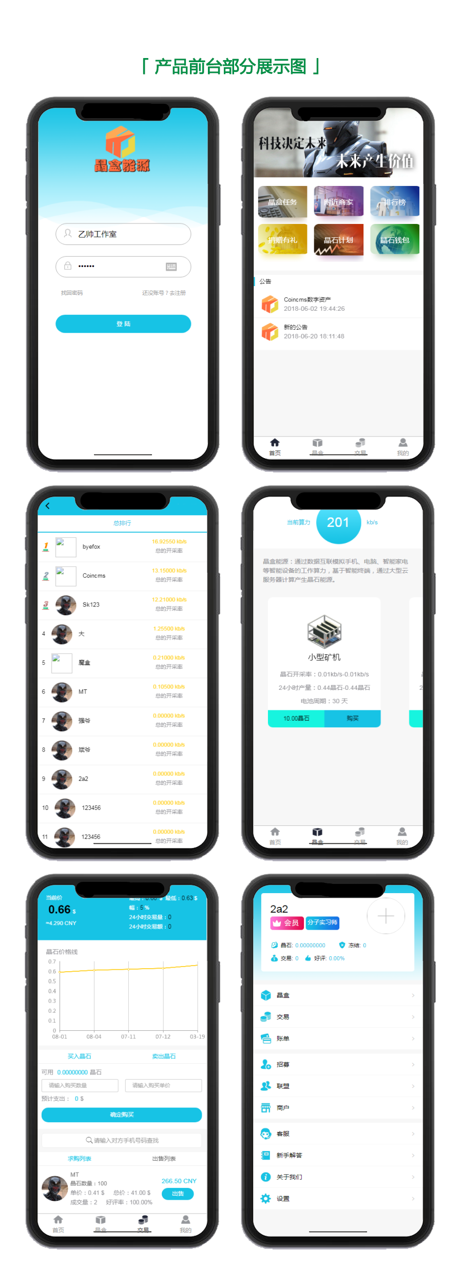 【Thinkphp魔晶挖矿区块链】运营版+晶盒数字资产交易超级能源新应用+矿机市场开源-源码交流网
